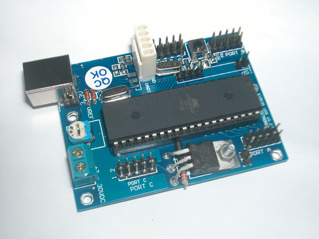 ST-8535 Small System ATMega8535 USB Version
