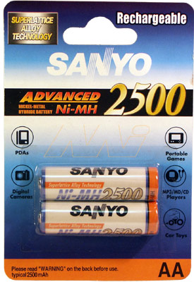 Battery Sanyo 2500 NiMH