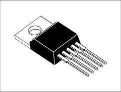 LM2575 T-ADJ IC Switching Voltage Regulator 1A