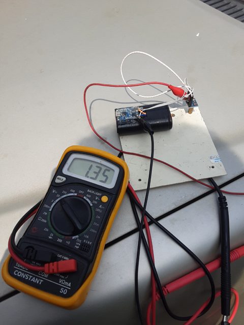 pengukuran ultraviolet pada jam 1 siang