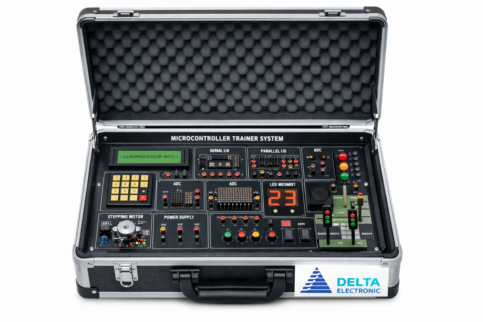 Microcontroller Trainer DST 8031 PRO trainer kit mikrokontroler embedded system untuk praktikum elektronika dan pembelajaran sistem digital