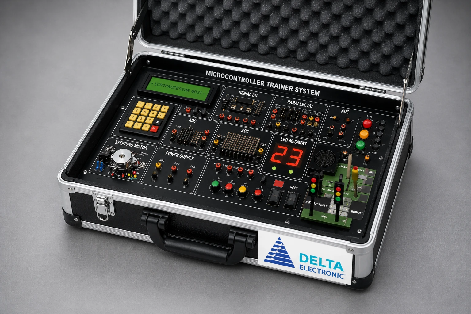 Microcontroller Trainer DST 8031 PRO trainer kit mikrokontroler embedded system untuk praktikum elektronika dan pembelajaran sistem digital