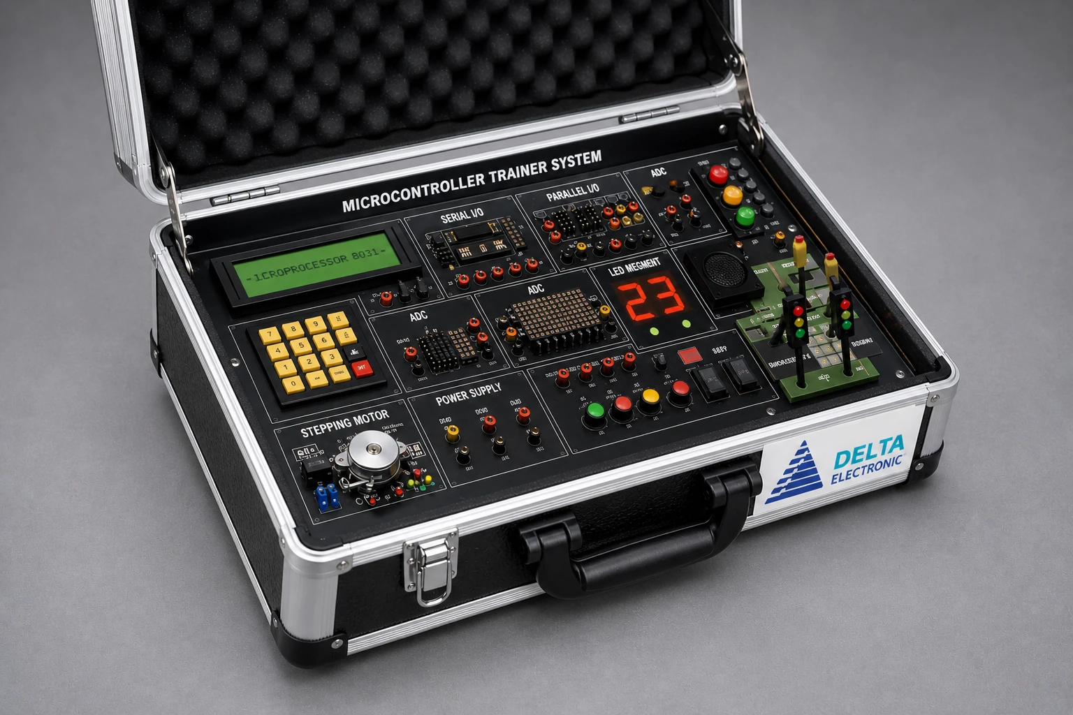 Microcontroller Trainer DST 8031 PRO trainer kit mikrokontroler embedded system untuk praktikum elektronika dan pembelajaran sistem digital