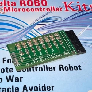 Modul LED Tester 8 Bit dengan Konverter IDC 10 Pin ke Header 10x1
